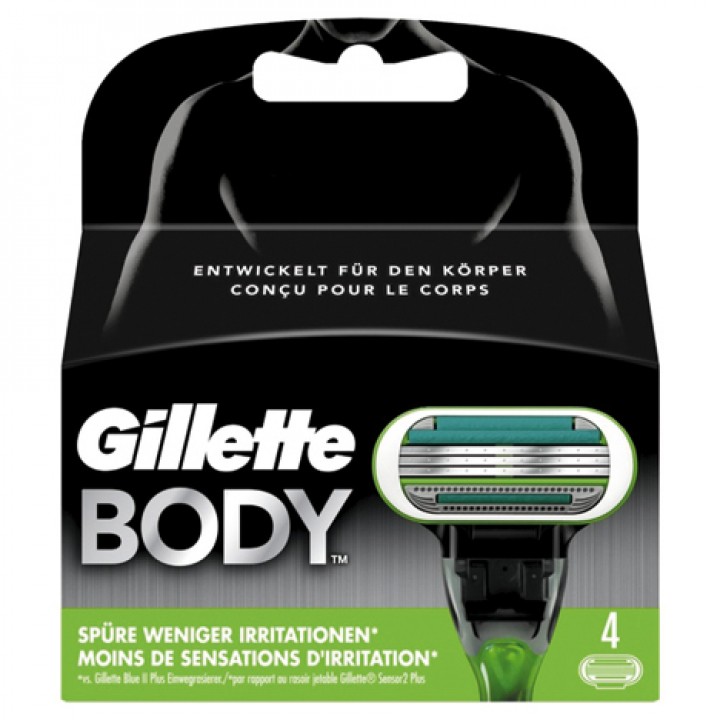 Gillette Body 4pc Blades